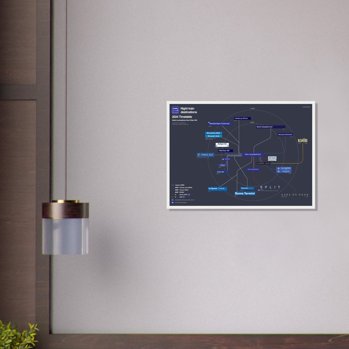 "Night train destinations 2024" by Isaak