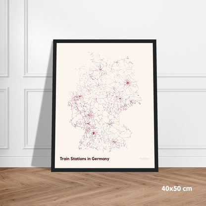 Train Stations in Germany | Dot Map