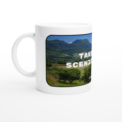 Take the Scenic Route Tasse