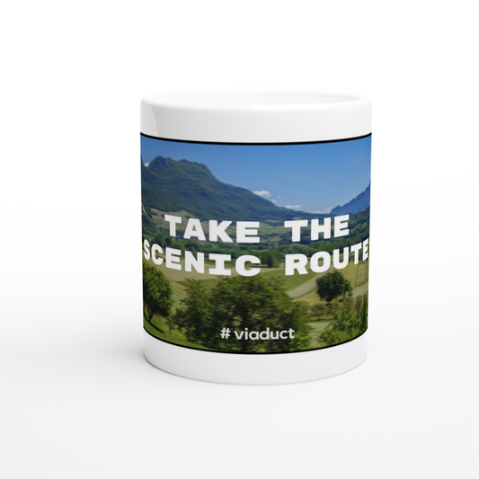 Take the Scenic Route Tasse
