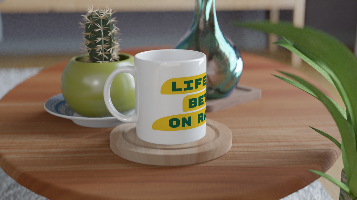 Life’s Better on Rails Tasse