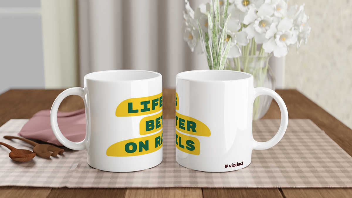 Life’s Better on Rails Tasse