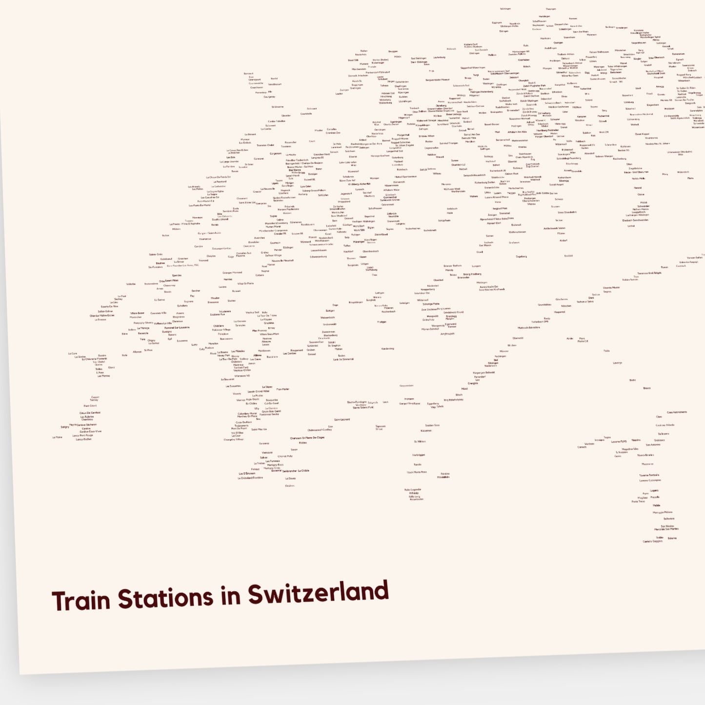 Train Stations in Switzerland | Station Names