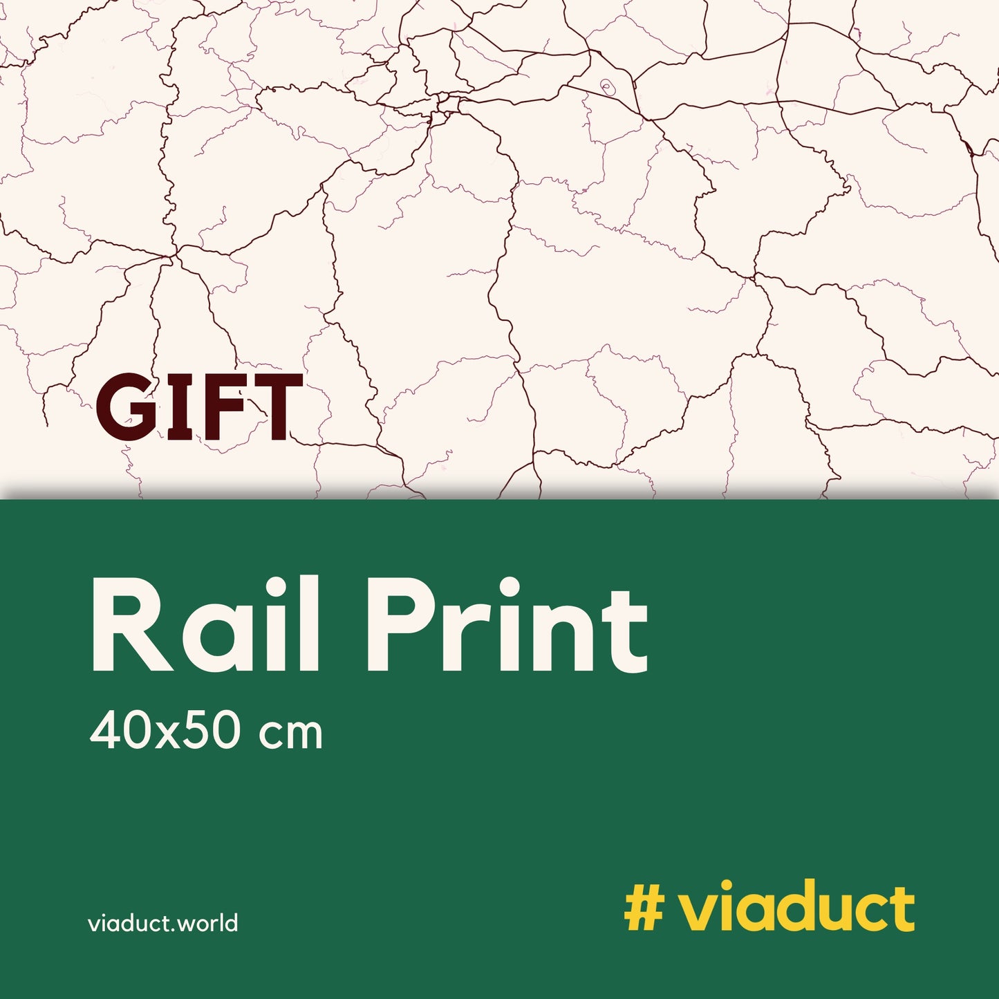 viaduct Gift | Rail Print 40x50 cm