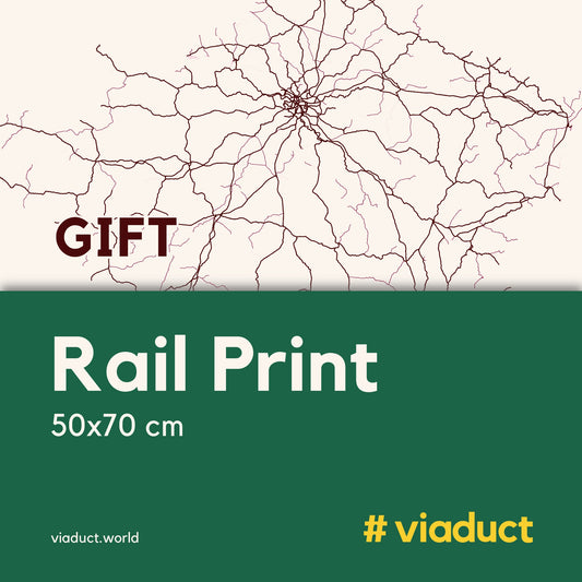 viaduct Gift | Rail Print 50x70 cm